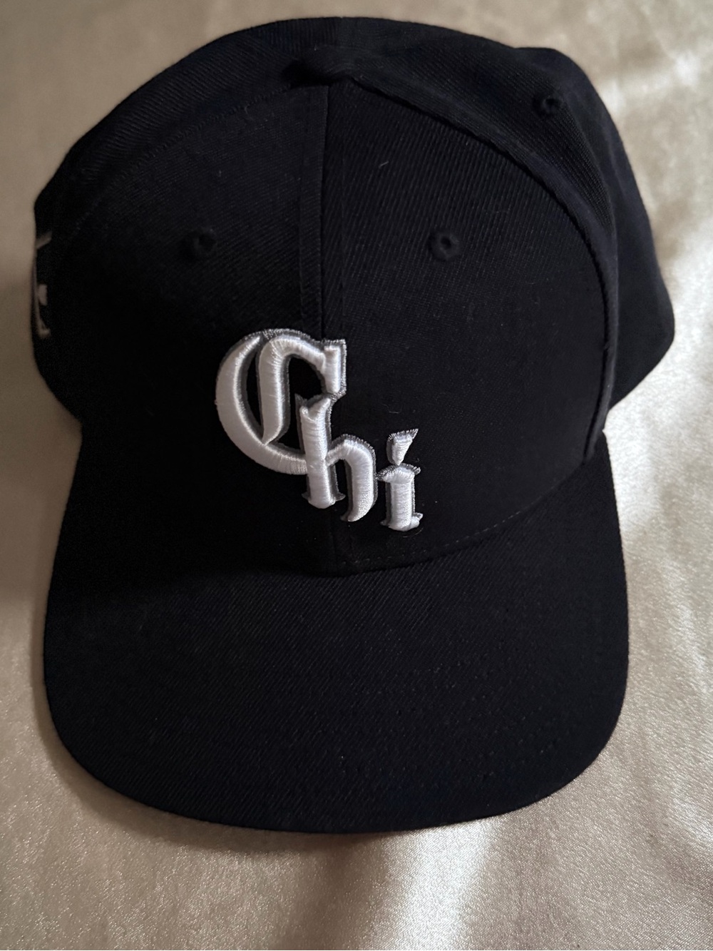 '47 Brand Chicago White Sox City Connect Captain Snapback Hat Black Men Osfa